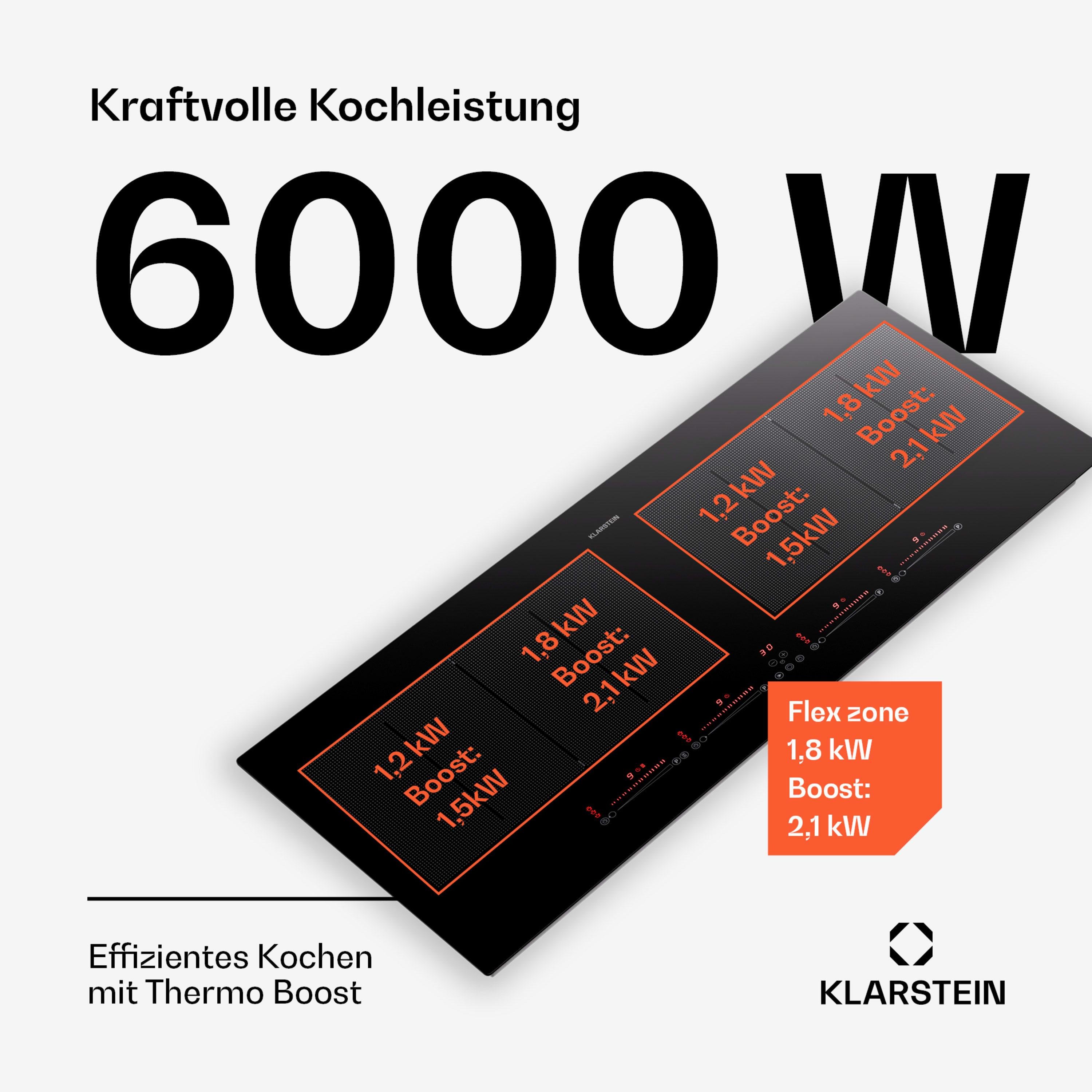 Варильна поверхня індукційна KLARSTEIN Masterzone 90 Slim Flex (10045796) - фото 3 Варильна поверхня індукційна KLARSTEIN Masterzone 90 Slim Flex (10045796) - фото 3