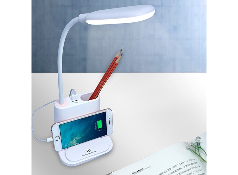 Лампа настольная с аккумулятором и USB - фото 2