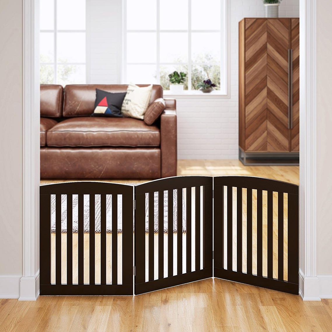 Парканчик обмежувач з дерева Рео 3 Венге (ЗБО-300112)