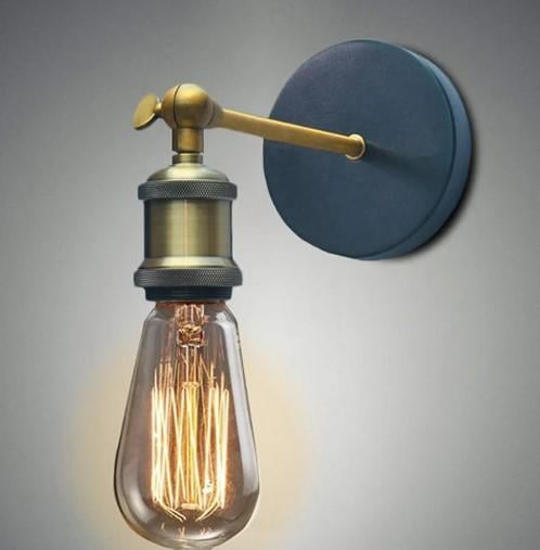 Бра в стиле лофт Ember с патроном и поворотным шарниром Бронза