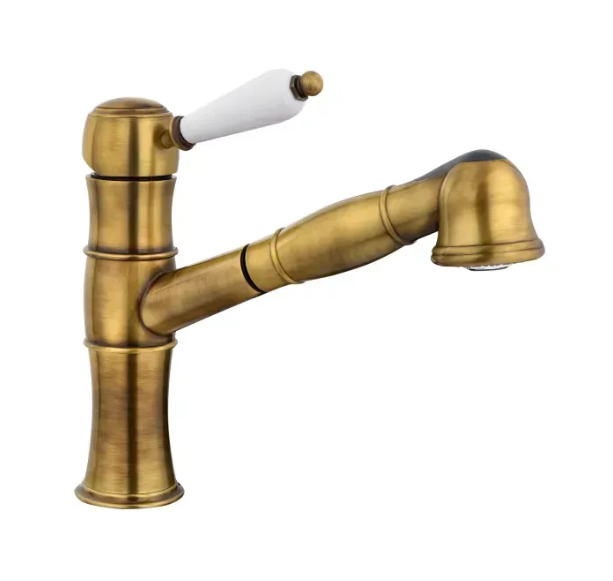 Змішувач Emmevi LAGUNA для кухні з висувною лійкою Бронзовий (BR40065A)