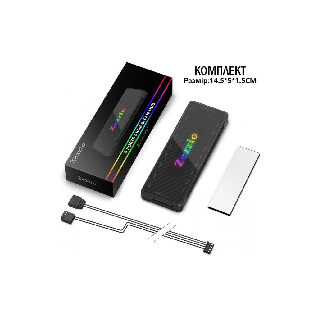 Модуль управління підсвічуванням Zezzio 1 to 9 ARGB PWM HUB (45251) - фото 6 Модуль управління підсвічуванням Zezzio 1 to 9 ARGB PWM HUB (45251) - фото 6