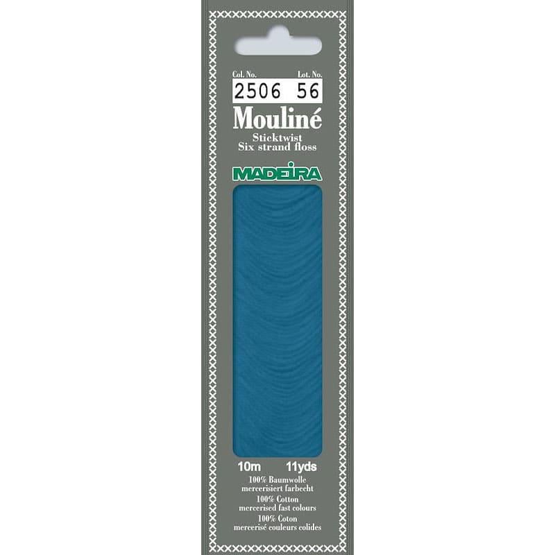 Нитки 2506 Mouline Переливчасто синій