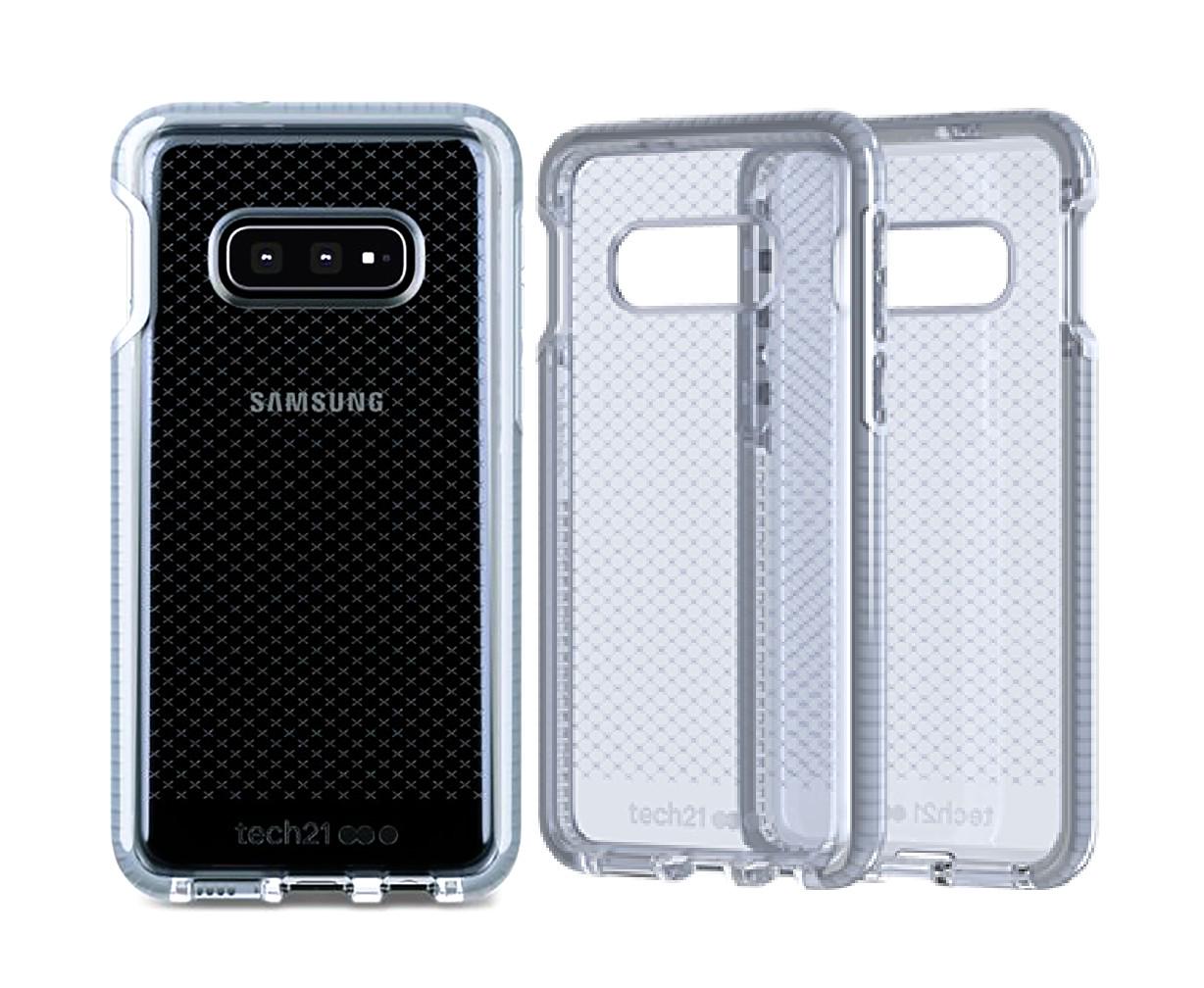 Противоударный чехол с антимикробным покрытием Tech21 Evo Check для Samsung S10e Shark Blue