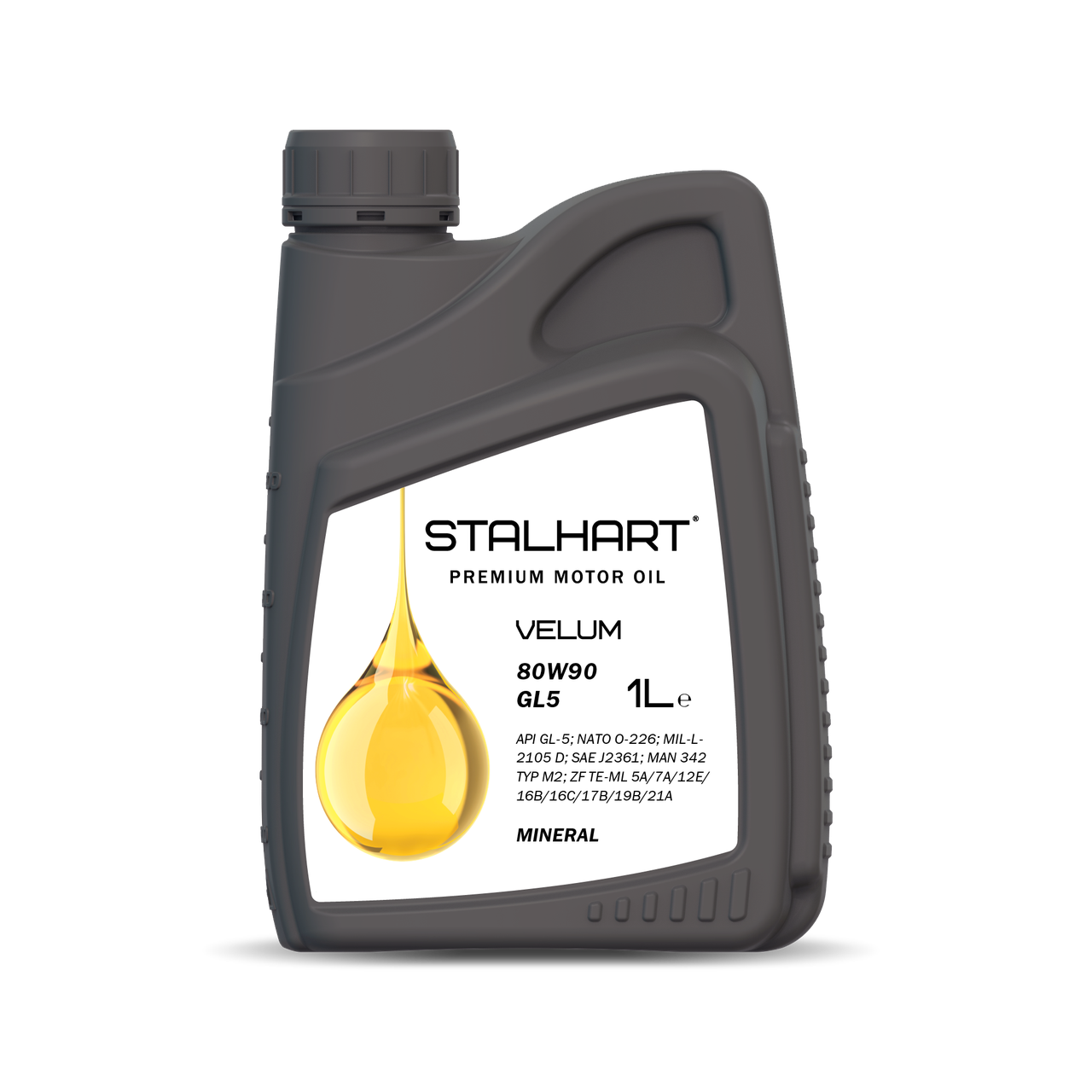 Трансмісійна олива Stalhart VELUM 80W-90 GL-5 мінеральна 1 л (745421)