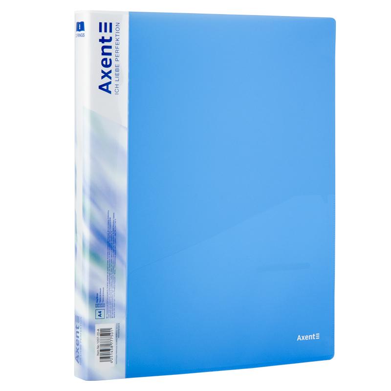 Папка Axent на 2-х кольцах A4 25 мм Синий (1207-22-A)