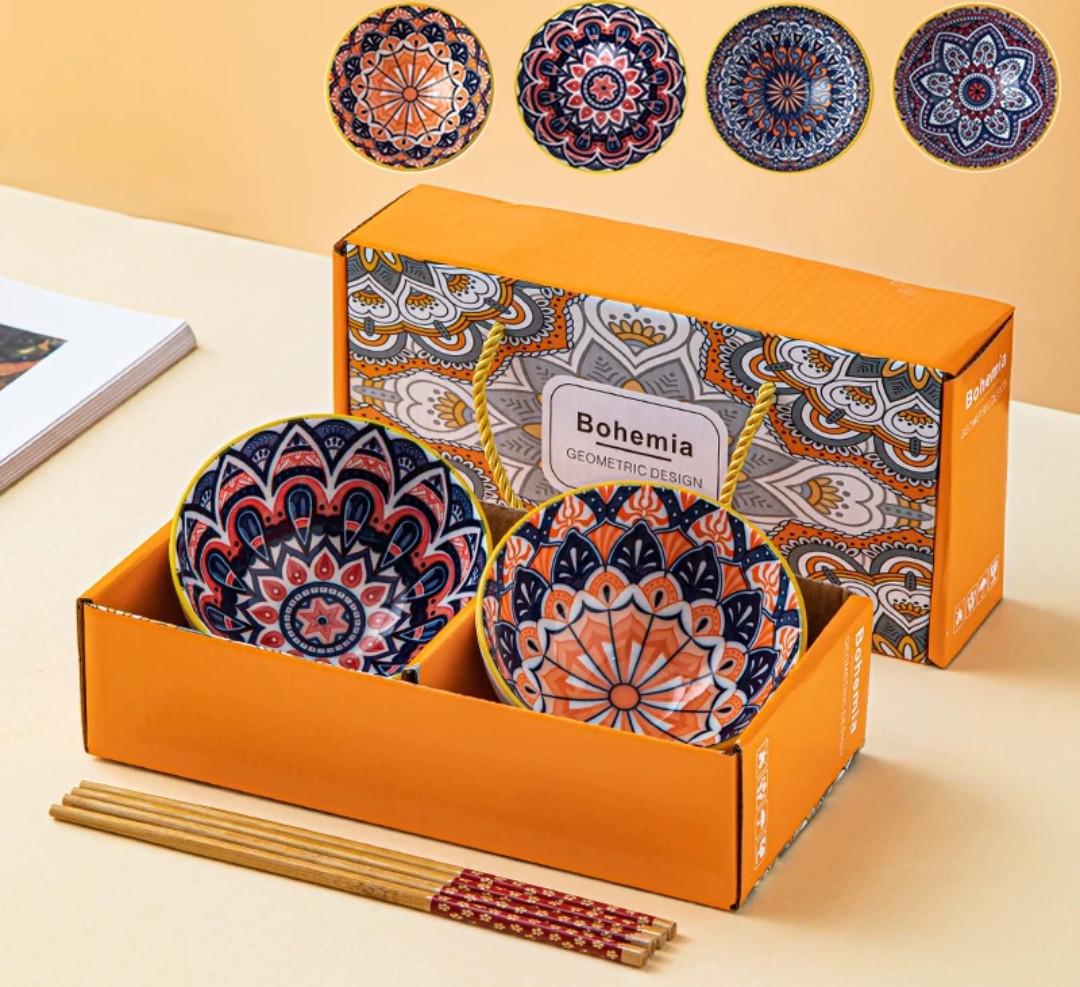 Набор посуды для суши сервиз в подарочной коробке 25x6x12 см