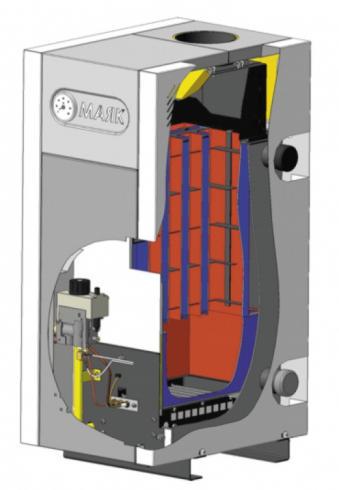 Газовый котёл Маяк КС 10 дымоходный (23989) - фото 2