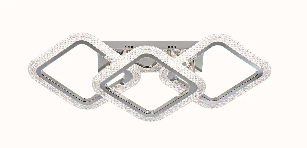 Люстра потолочная светодиодная Valeso C9088-3A CR 66W Хром (00000140398)