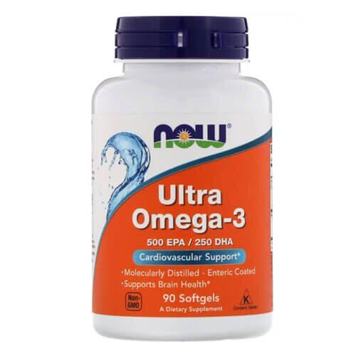 Омега-3 NOW Ultra Omega-3 500 EPA/250 DHA 90 Softgels (NOW-01661) Омега-3 NOW Ultra Omega-3 500 EPA/250 DHA 90 Softgels (NOW-01661)