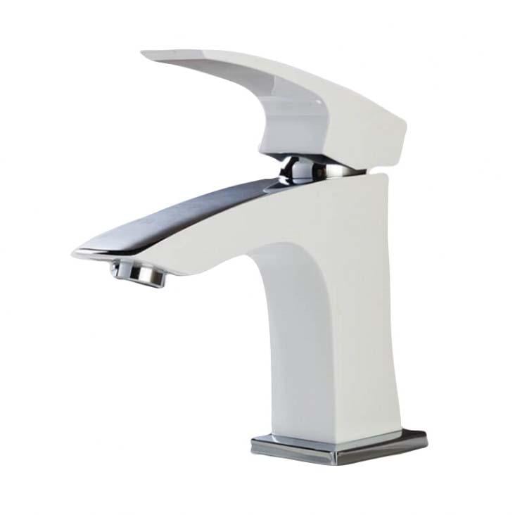 Смеситель для умывальника Gappo G1007-7 Белый/Хром (1033987)