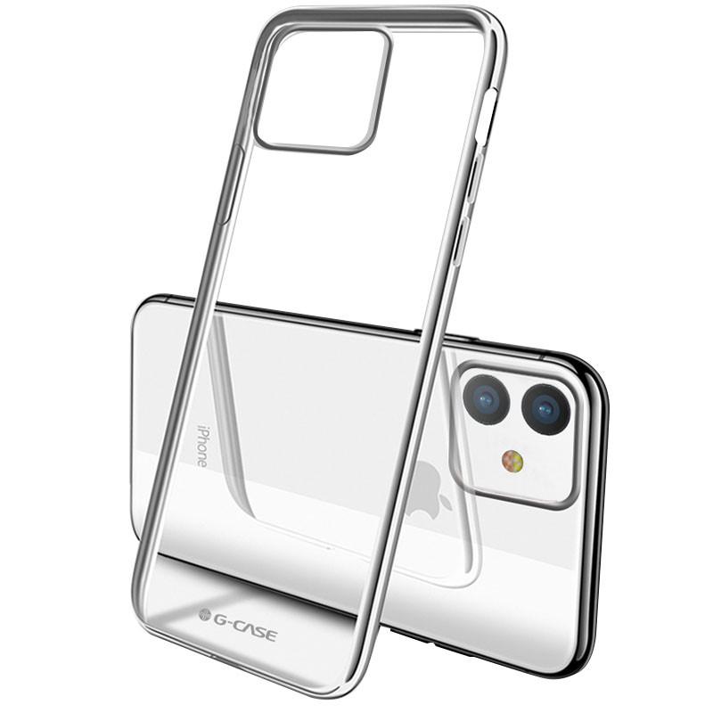 TPU чохол G-Case Shiny Series для Apple iPhone 11 (6.1") (Срібний) (168417)