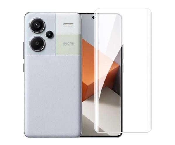 Защитное стекло 3D Tempered Glass UV для Xiaomi Redmi Note 13 Pro+ с клеем и лампой