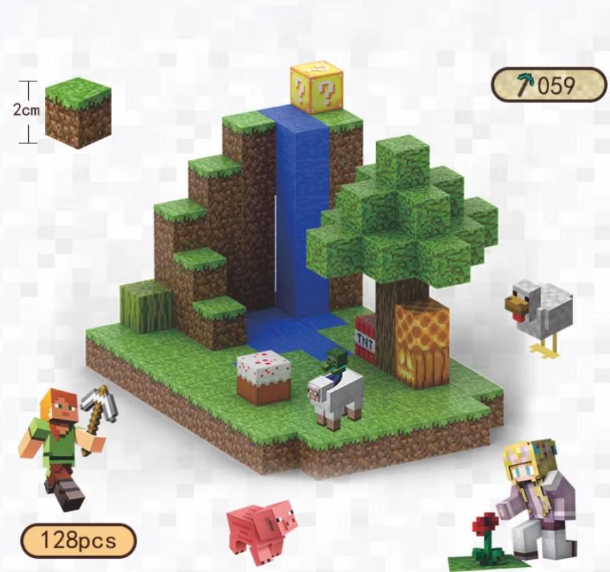 Конструктор Magnetic Cube Водопад в джунглях с магнитными элементами 128 шт. (2104618677) - фото 5 Конструктор Magnetic Cube Водопад в джунглях с магнитными элементами 128 шт. (2104618677) - фото 5