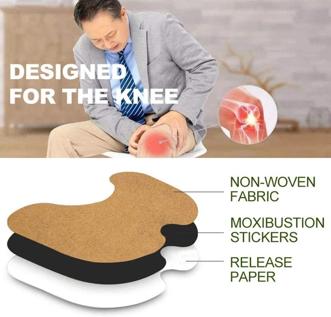 Пластир від болю в суглобах Knee Patch 10 шт. (PK600) - фото 2