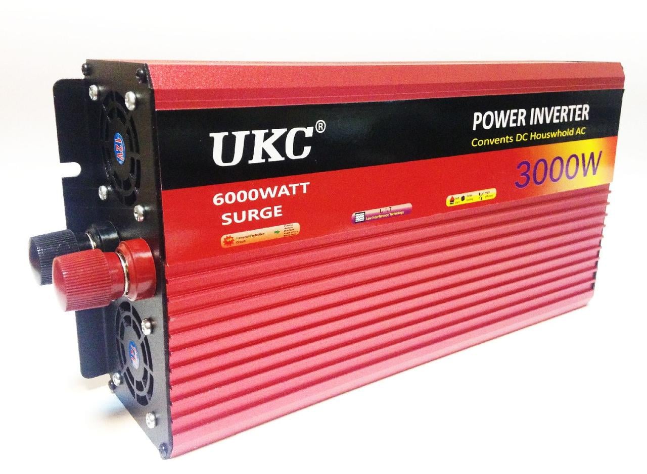 Автомобільний інвертор UKC AR3000W AC/DC 24V з USB навантаження до 3000 Вт (64f572f4)