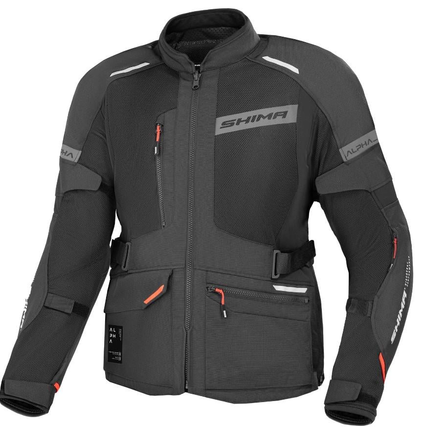 Мотокуртка SHIMA Alpha 4XL Black (36254)