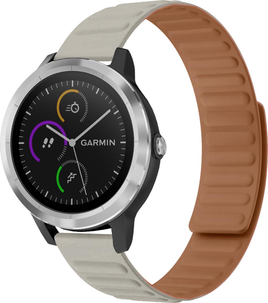 Ремінець Magneter для Garmin Vivoactive 3 Beige (26609-34)