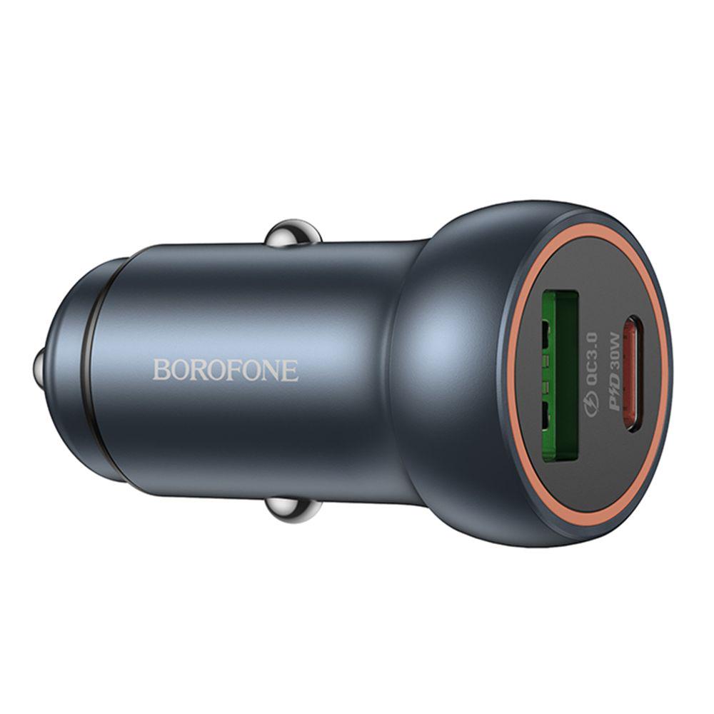 Зарядний пристрій автомобільний Borofone BZ32A 1USB/1USB-C QC/PD30W (28161005) - фото 4 Зарядний пристрій автомобільний Borofone BZ32A 1USB/1USB-C QC/PD30W (28161005) - фото 4