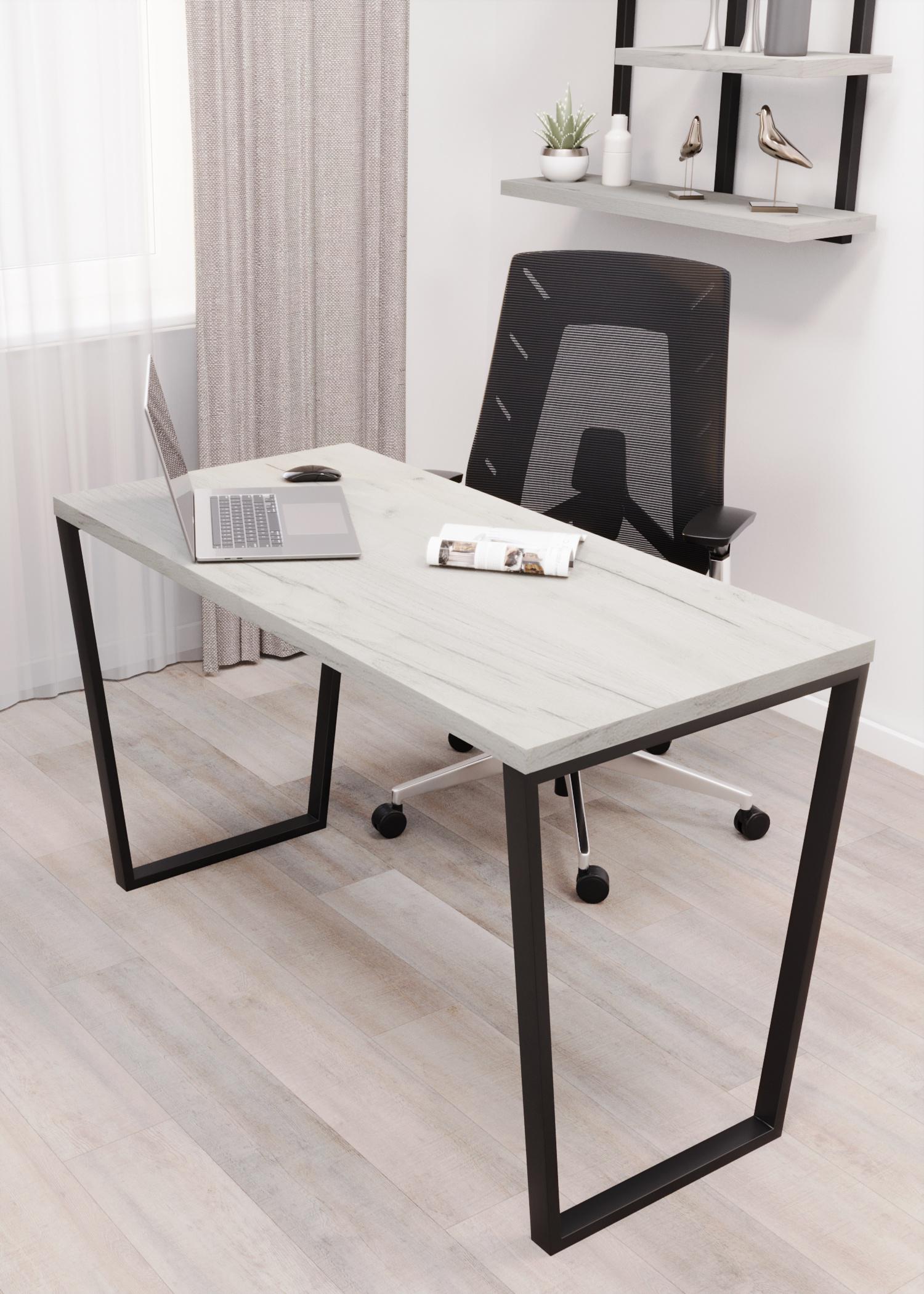Стіл письмовий Loft Серія 2 1400х700х32 мм Дуб Крафт/Білий (21553834)