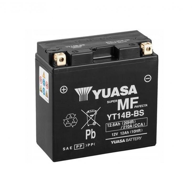 Аккумулятор YuasaBatteryEuropeGmb МОТО MF VRLA Battery YT14B-BS сухозаряженный 12V 12,6Ah