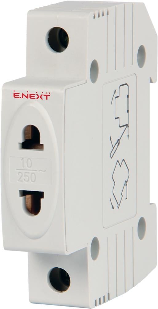 Розетка на DIN-рейку E.NEXT e.socket.stand.din 2P (s004001)
