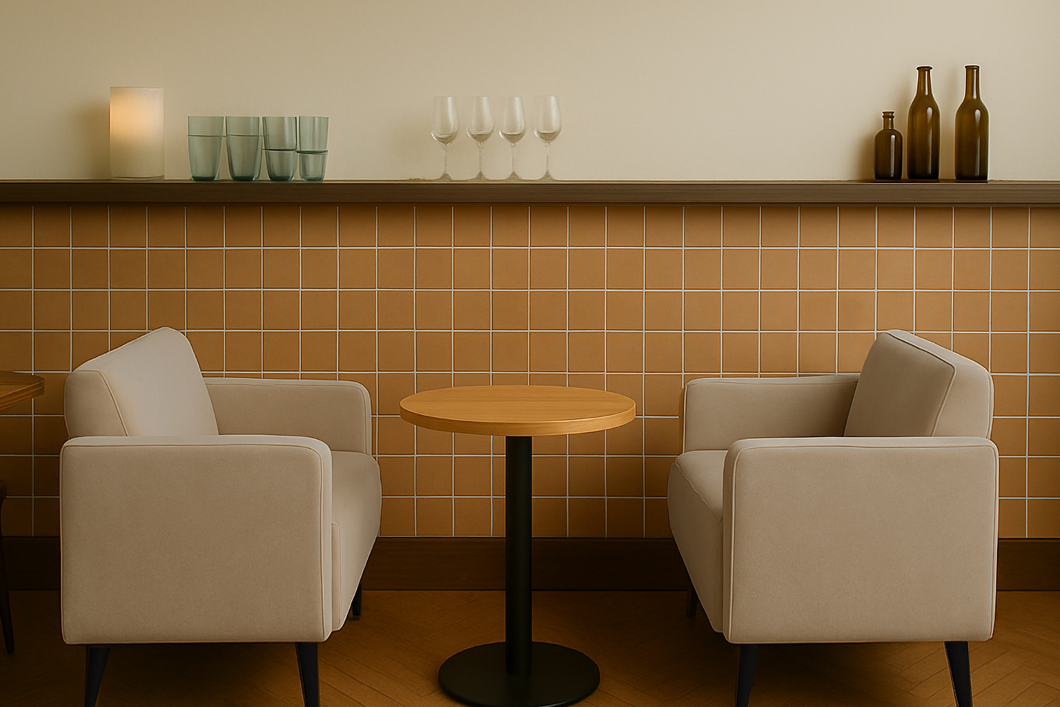 Диван офісний Tobi Sho Тайм з підлокітниками велюр Крокус 1460х680х770 мм Бежевий (Бежевий/07) - фото 5