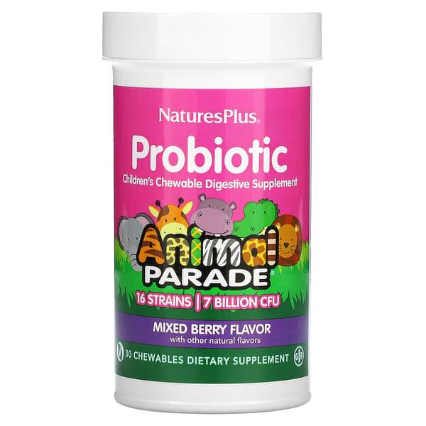 Пробіотики дитячі Nature's Plus Animal Parade Children's Probiotic 30 жув. таб. (1279)