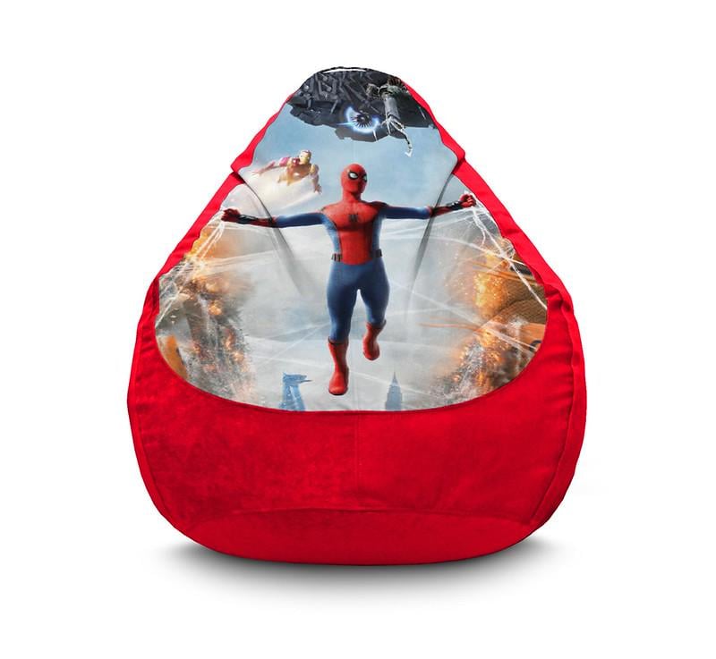 Кресло мешок iPuff Spider-Man Ferry battle Флок XXXL 100х135 см Красный Кресло мешок iPuff Spider-Man Ferry battle Флок XXXL 100х135 см Красный