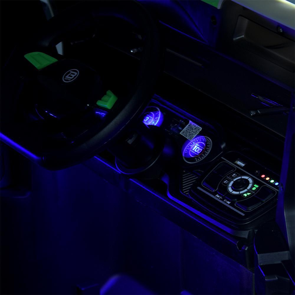 Дитячий електромобіль Bambi джип M 5845EBLR Білий - фото 11