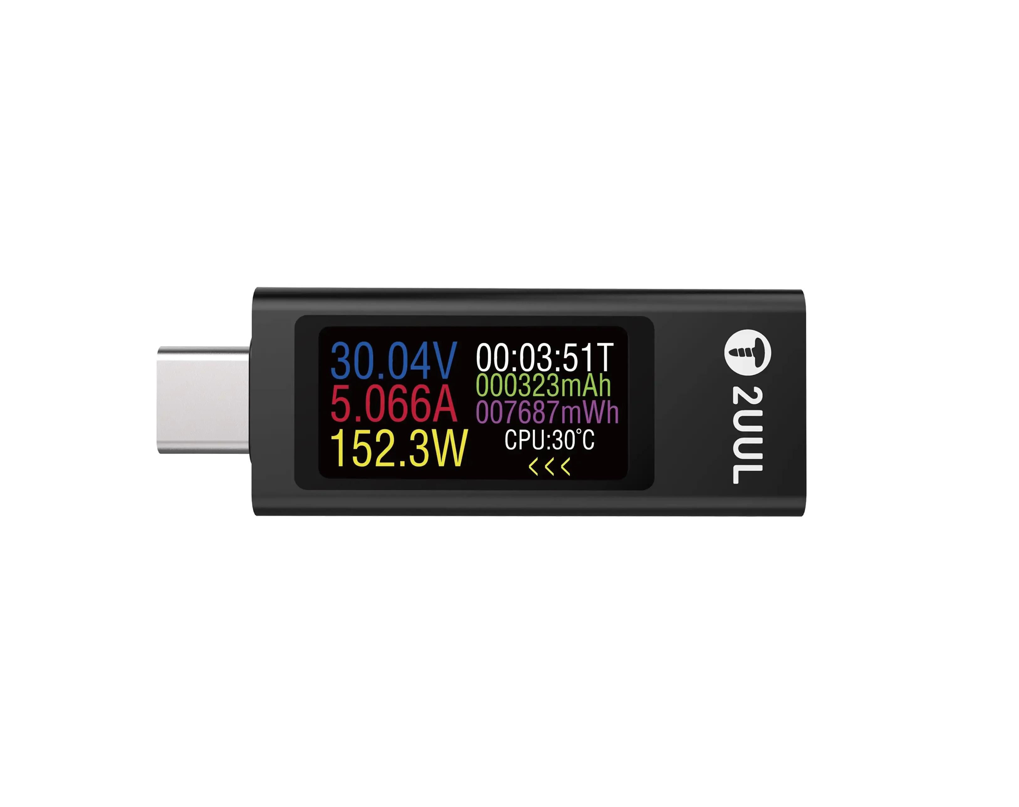 Тестер 2UUL PW21 Charging Mate Mini USB мультиметр/амперметр/вольтметр Type-C (00-00027572) Тестер 2UUL PW21 Charging Mate Mini USB мультиметр/амперметр/вольтметр Type-C (00-00027572)