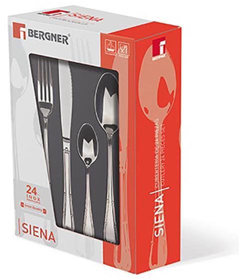 Набор столовых приборов Bergner Siena 24 шт. на 6 персон (BG-45105-MM) - фото 2