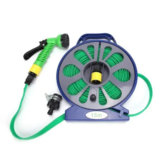 Шланг для полива Jianlips BB-4302 на катушке 15 м (BB-4302) - фото 2