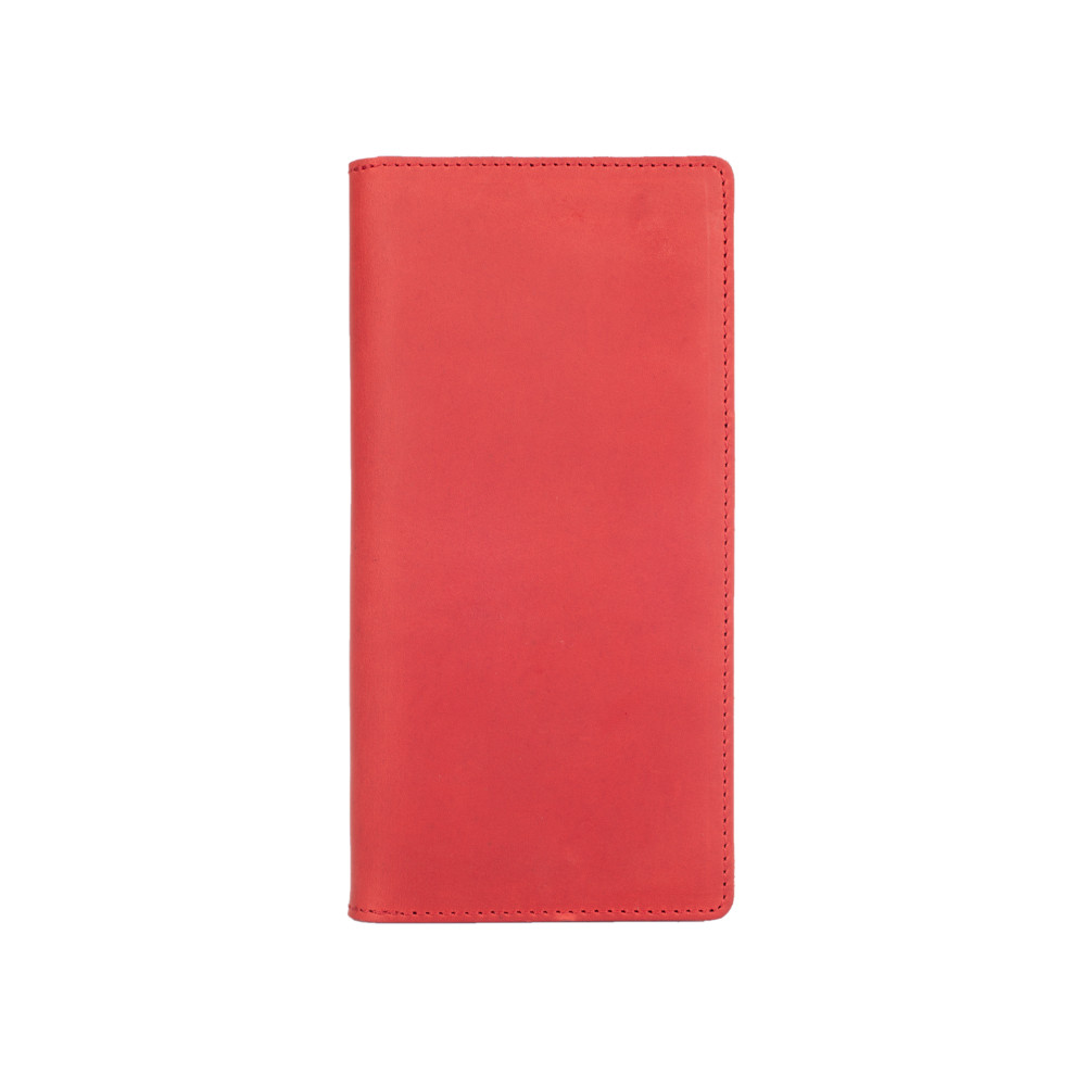 Кошелек из натуральной кожи на 14 карт Красный (WP-02-S18-1440-000)