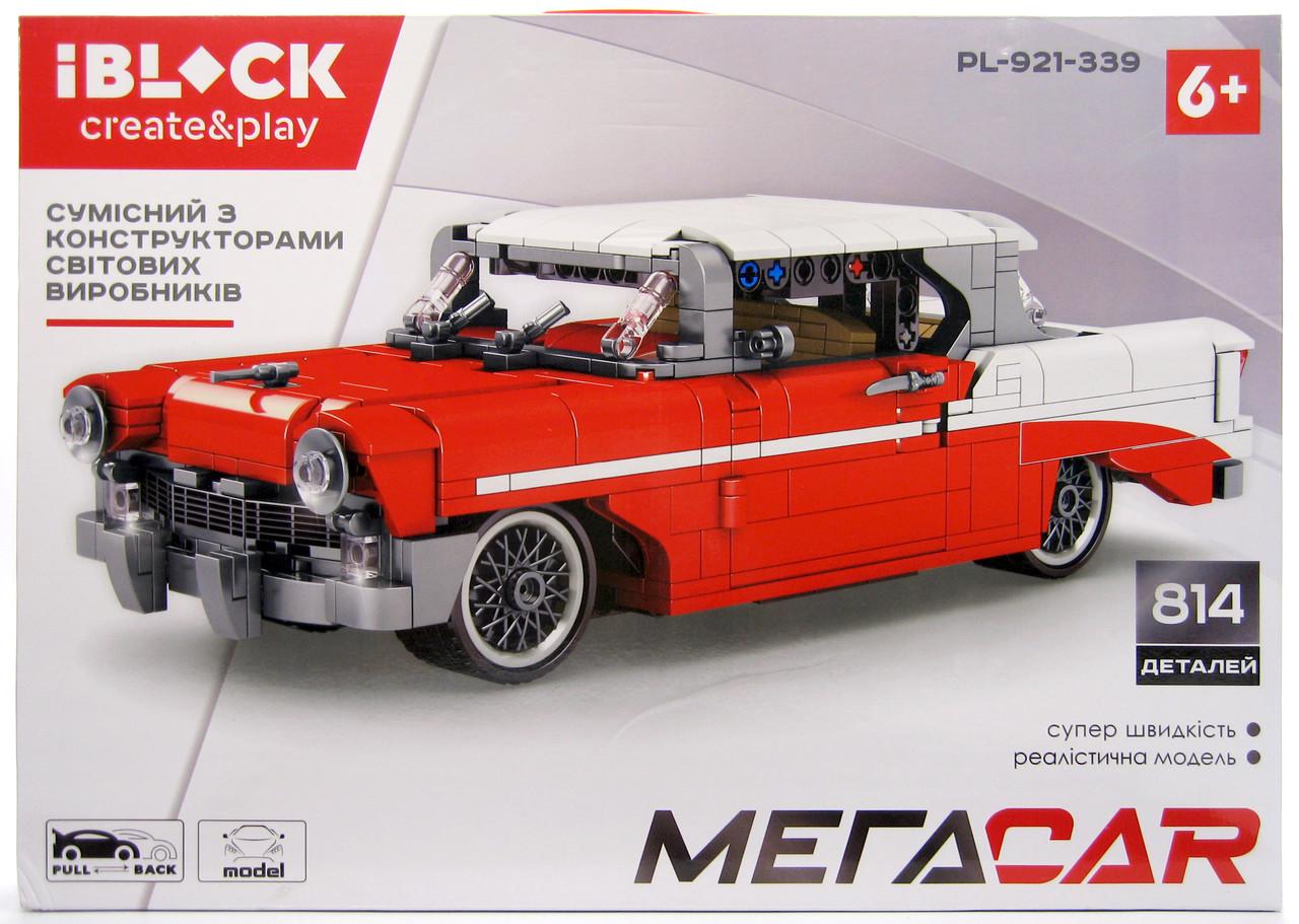 Конструктор IBlock PL-921-339 Classic car 814 деталей