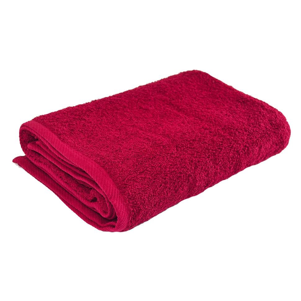 Банное махровое полотенце GM Textile 100х150 см Бордовый