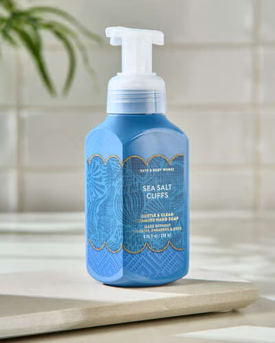 Мыло-пена для рук Bath & Body Works Sea Salt Cliffs Gentle & Clean Foaming Hand Soap 259 мл (1200198010785)