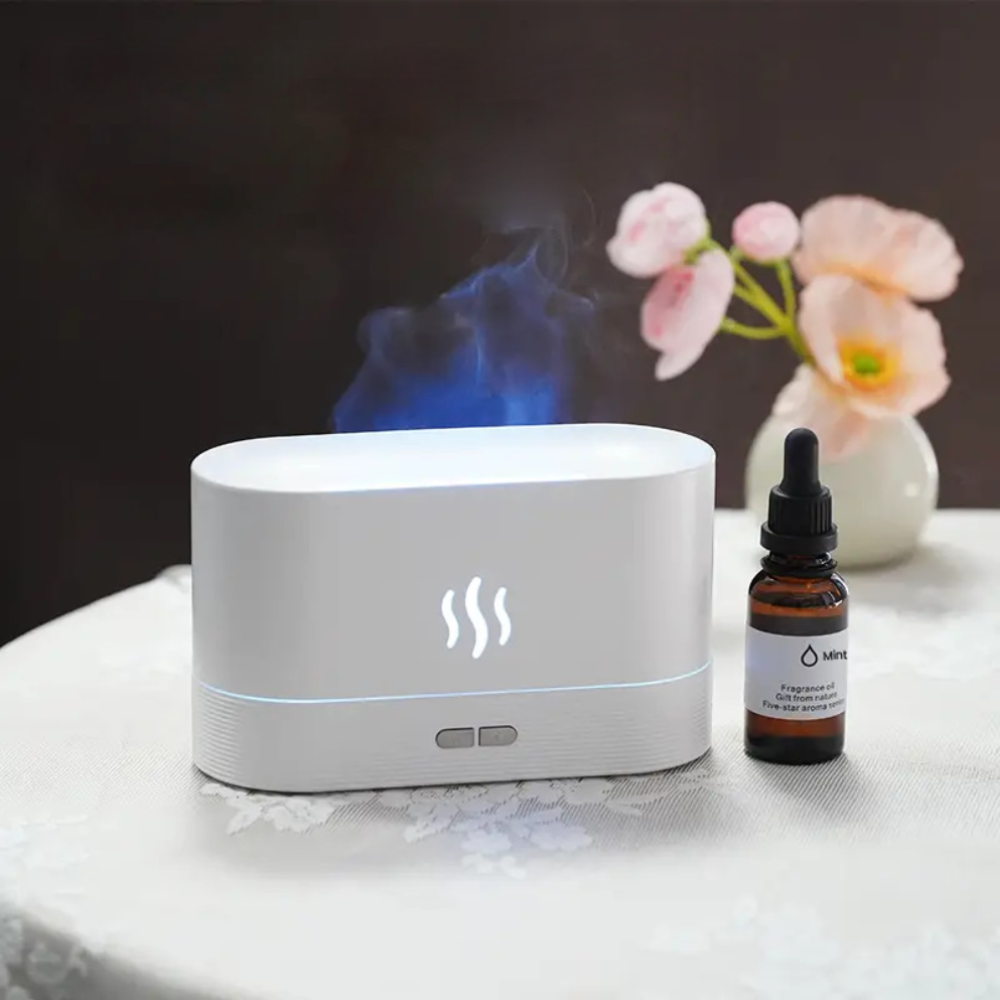 Увлажнитель воздуха-ночник с эффектом пламени LED 3в1 Белый (5034) - фото 6 Увлажнитель воздуха-ночник с эффектом пламени LED 3в1 Белый (5034) - фото 6