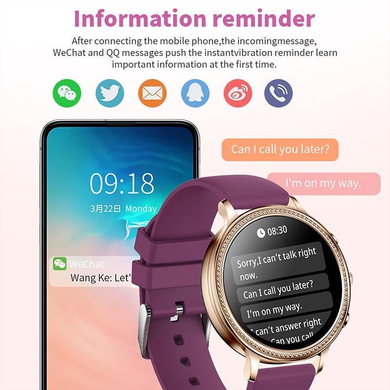 Смарт-годинник жіночий Smart Watch android з тонометром і фітнес-браслетом - фото 6 Смарт-годинник жіночий Smart Watch android з тонометром і фітнес-браслетом - фото 6