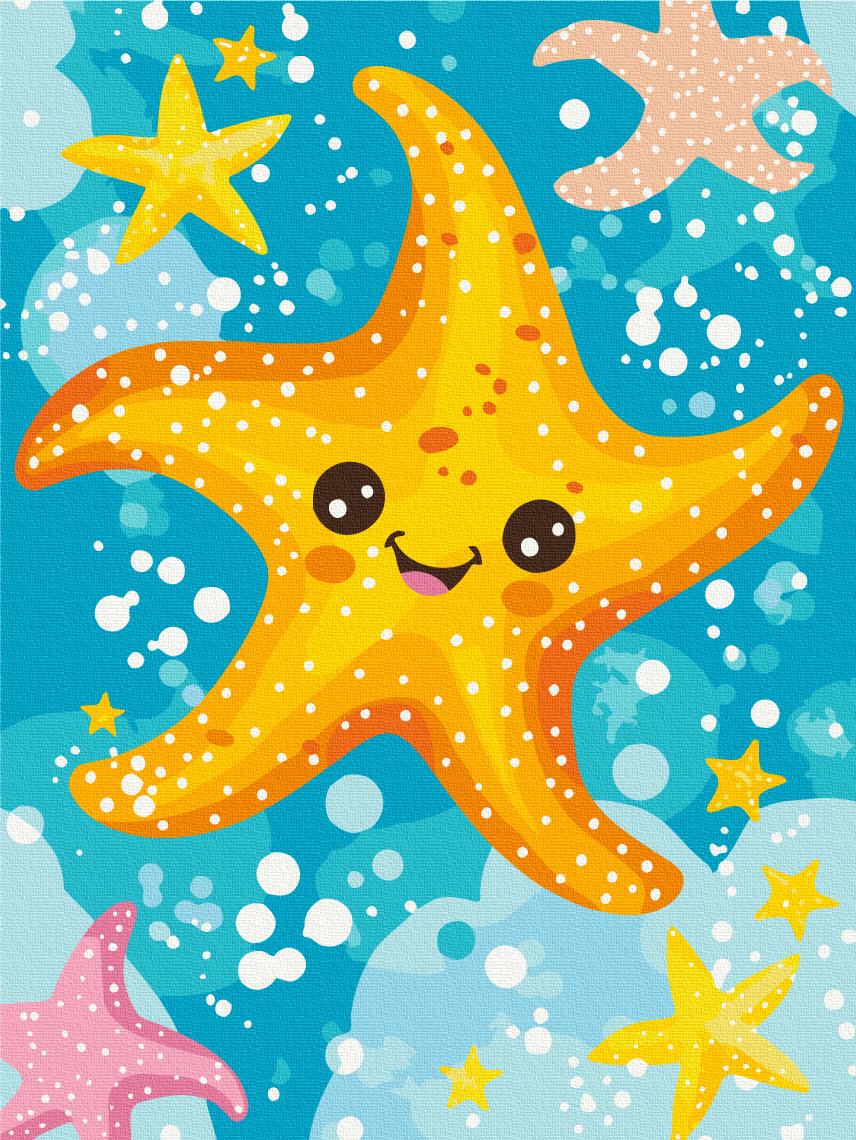 Картина по номерам Brushme Морская звезда 30x40 см (KBS0157)