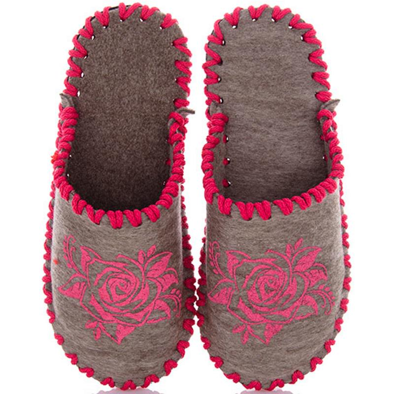 Тапочки фетровые женские VENDS 271 р. 38-39 Бежевый