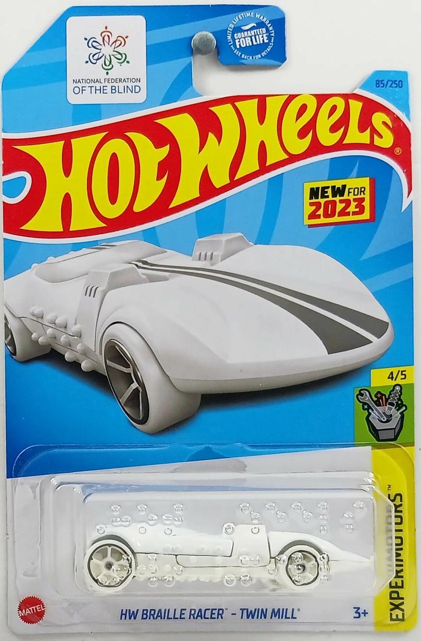 Игрушечная машинка Hot Wheels HW Braille Racer Twin Mill 2023 Experimotors №085 (HKG33)