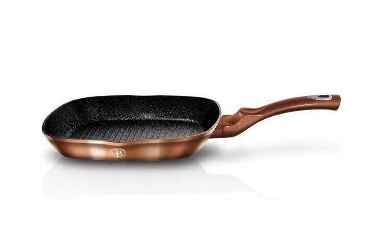 Сковорода-гриль Berlinger Haus Metallic Line Edition 28х4,1 см Rose Gold (f89ec5f3)