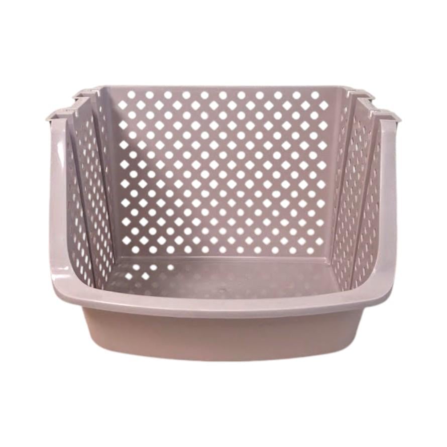 Органайзер модульный для хранения 1 секция 15 л 347х298х243 мм Пудровый (7417)