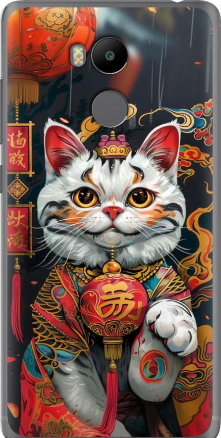 Чехол на Xiaomi Redmi 4 Prime China Cat v2 (6135u-437-42517)
