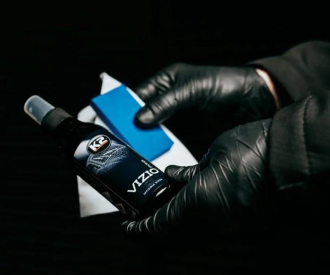 Антидощ K2 Vizio Pro гідрофобне покриття для скла 150 мл - фото 3 Антидощ K2 Vizio Pro гідрофобне покриття для скла 150 мл - фото 3