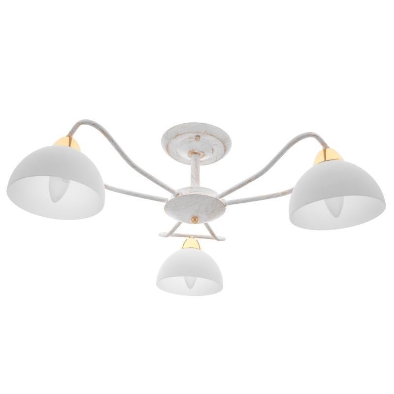 Люстра потолочная Brille в спальню E14 40W WH LK-636C/3 23-307