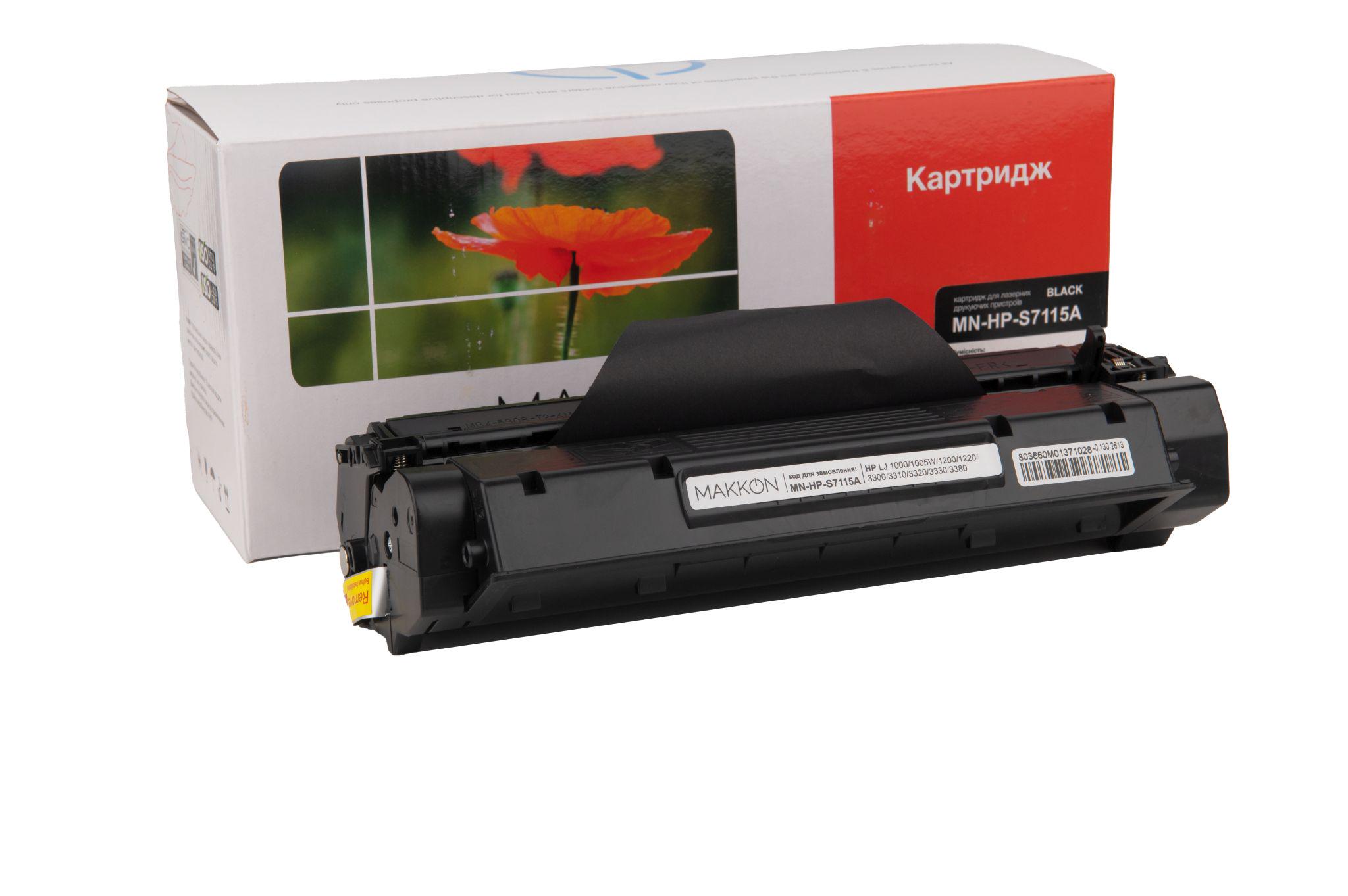 Картридж MAKKON совместимый аналог HP Q2613A 13A/C7115A 15A/ Q2624A 24A Canon EP-25 (MN-HP-S7115A)