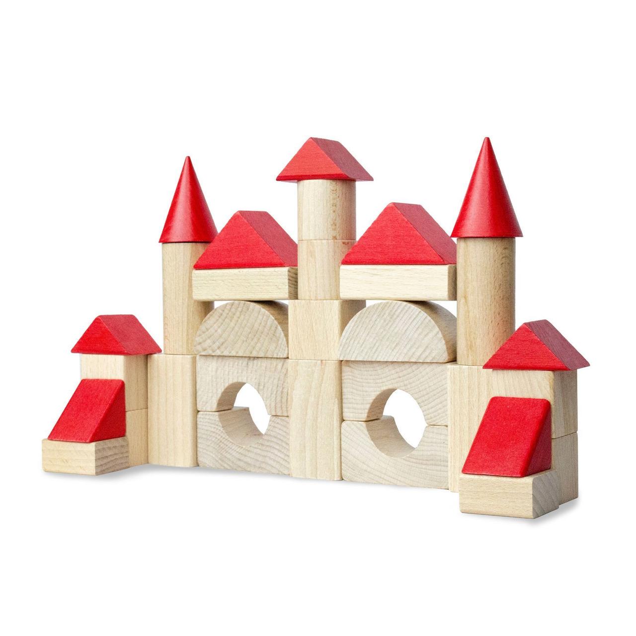 Конструктор дерев'яний Igroteco Будівельний набір 31 деталь (900743)