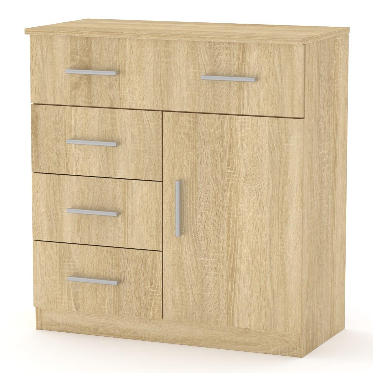 Комод Компаніт-1-3-1 Дуб сонома (93_komp_C_NM) - фото 1